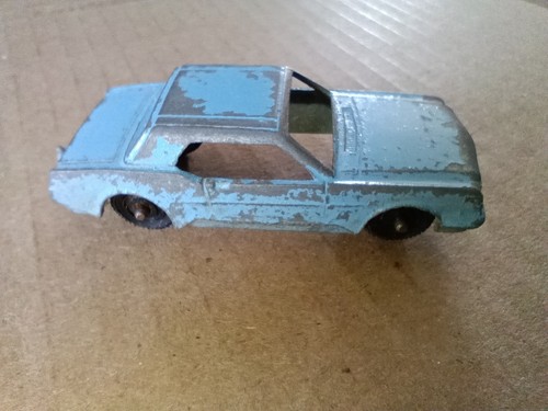 Tootsie toy blue ford mustang - blue,